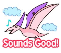 Pretty Eyes Dinosaurs (English) sticker #11630014