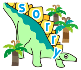 Pretty Eyes Dinosaurs (English) sticker #11630019