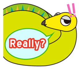 Pretty Eyes Dinosaurs (English) sticker #11630021