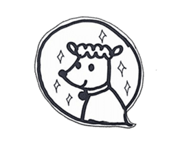 who love dog sticker #11631065