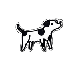 who love dog sticker #11631073