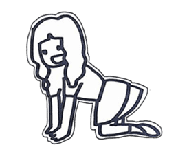 who love dog sticker #11631074