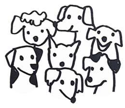 who love dog sticker #11631078
