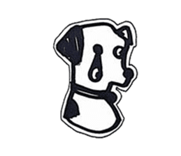 who love dog sticker #11631081