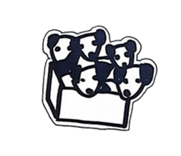 who love dog sticker #11631082