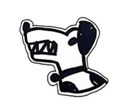 who love dog sticker #11631083