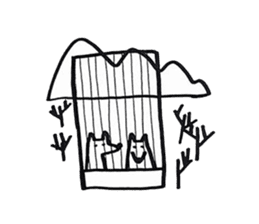 who love dog sticker #11631085