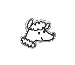 who love dog sticker #11631087