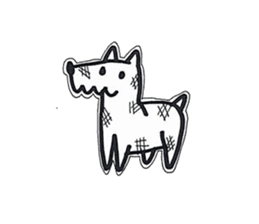 who love dog sticker #11631088