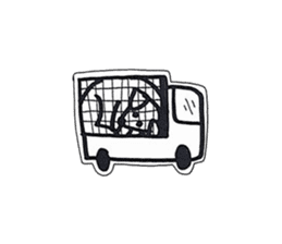 who love dog sticker #11631089