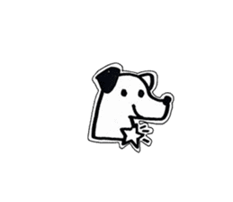 who love dog sticker #11631091