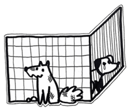 who love dog sticker #11631096