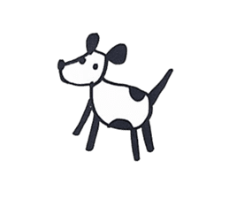 who love dog sticker #11631103