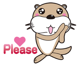 Kotsuro of Otter @2nd season sticker #11631129