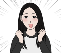 Daily Expressions of Nina sticker #11631439