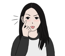 Daily Expressions of Nina sticker #11631455
