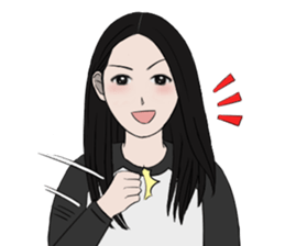 Daily Expressions of Nina sticker #11631458