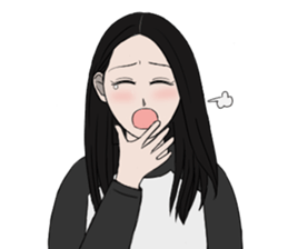 Daily Expressions of Nina sticker #11631461