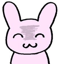 That is one dicey looking rabbit sticker #11631556