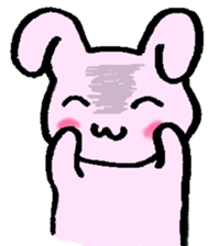 That is one dicey looking rabbit sticker #11631558