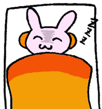 That is one dicey looking rabbit sticker #11631565