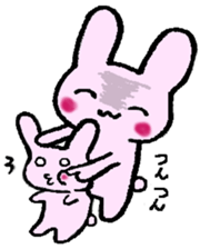 That is one dicey looking rabbit sticker #11631573