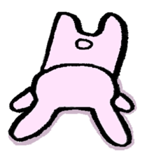 That is one dicey looking rabbit sticker #11631578