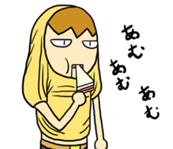 Japanese T-shirt man sticker #11632048