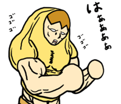 Japanese T-shirt man sticker #11632050