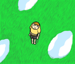 Japanese T-shirt man sticker #11632060