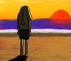 Japanese T-shirt man sticker #11632061