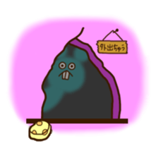 white-cat&mice sticker #11633876