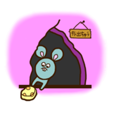 white-cat&mice sticker #11633877