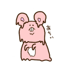 white-cat&mice sticker #11633885