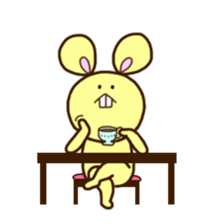 white-cat&mice sticker #11633890