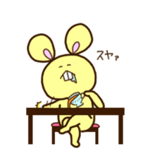 white-cat&mice sticker #11633891