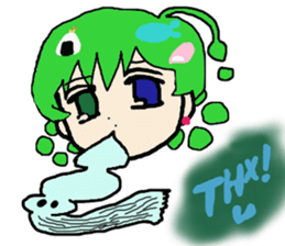 cry emamouse Animal and Squid sticker #11633943