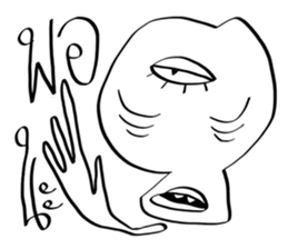 Conversations with Aliens 4 sticker #11634343