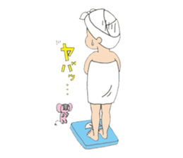 Yoga loving miracle sticker #11634544