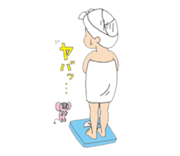 Yoga loving miracle sticker #11634544