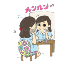 Yoga loving miracle sticker #11634549