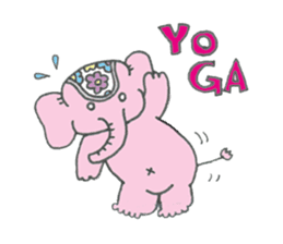 Yoga loving miracle sticker #11634565