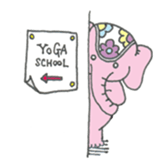 Yoga loving miracle sticker #11634569