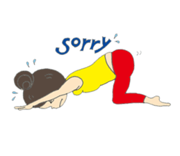 Yoga loving miracle sticker #11634571