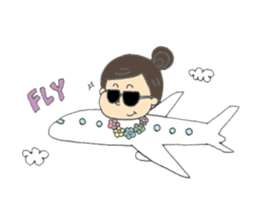 Yoga loving miracle sticker #11634576