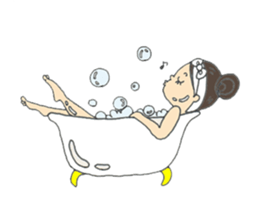 Yoga loving miracle sticker #11634580