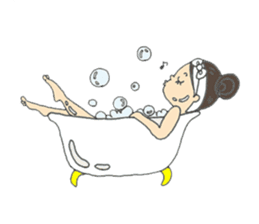 Yoga loving miracle sticker #11634580