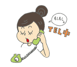 Yoga loving miracle sticker #11634582