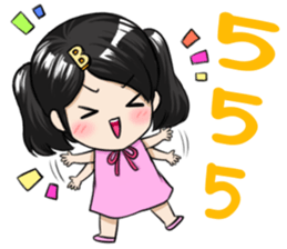 Boonmanee A Cute Girl sticker #11634736