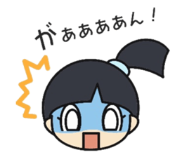 Convenient cute girls sticker #11635251